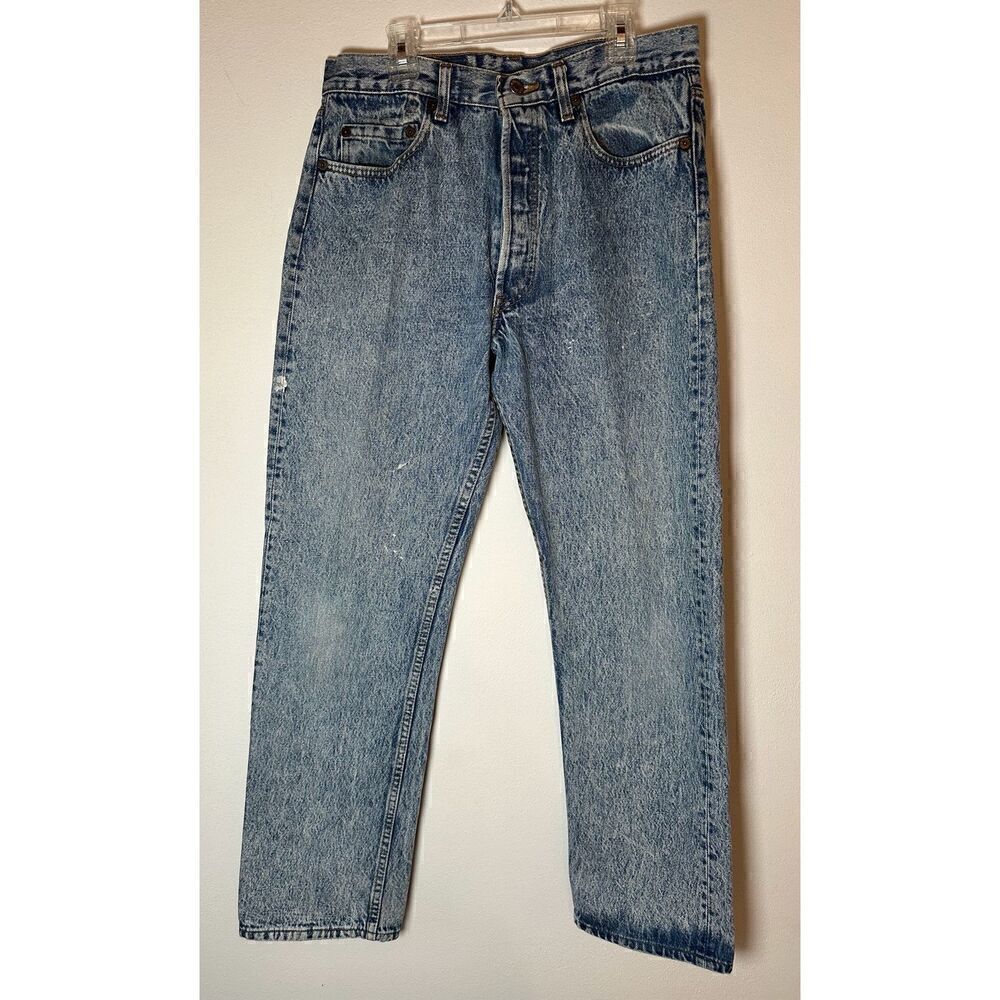Levi’s 501 men’s vintage red tab denim jeans button fly size 34”x30”. #44-1368